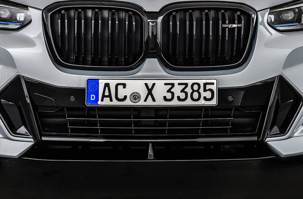 FRONT SPLITTER V.1 for BMW X3 M40d / M40i / M-Pack G01 Gloss Black