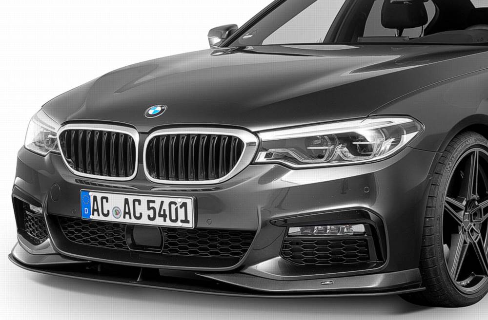 FRONT SPLITTER V.2 for BMW 5 G30/ G31 M-Pack Gloss Black, Our Offer \ BMW  \ Seria 5 \ G30-G31 [2017-2020] \ M-Pack