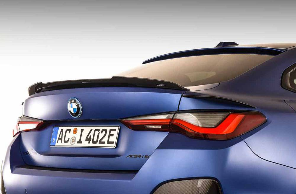 AC Schnitzer carbon rear spoiler for BMW 4 series gran coupe, BMW i4