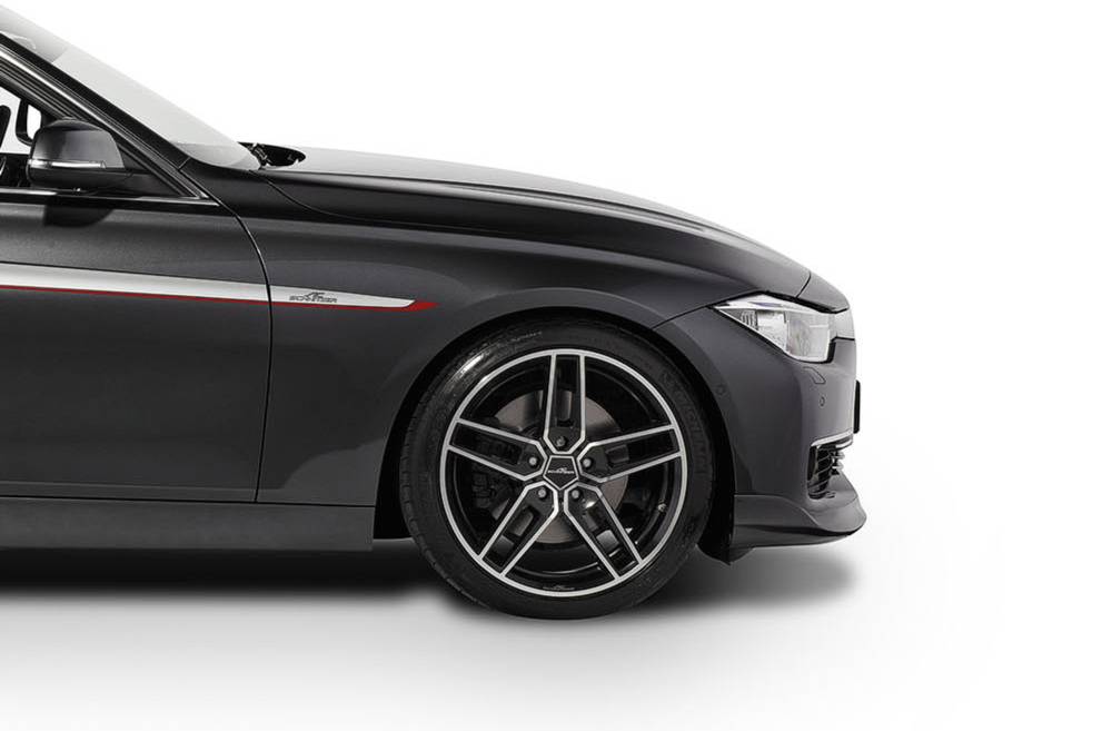 AC Schnitzer 18" & tyre set VIII "BiColor" black Michelin for BMW 3-series F30