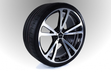 AC Schnitzer 21" AC3 "silver-anthracite" Wheels And Michelin Tires Complete Set