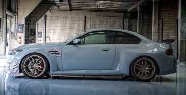 AC Schnitzer AC4 forged wheel and tire set in Techgold for